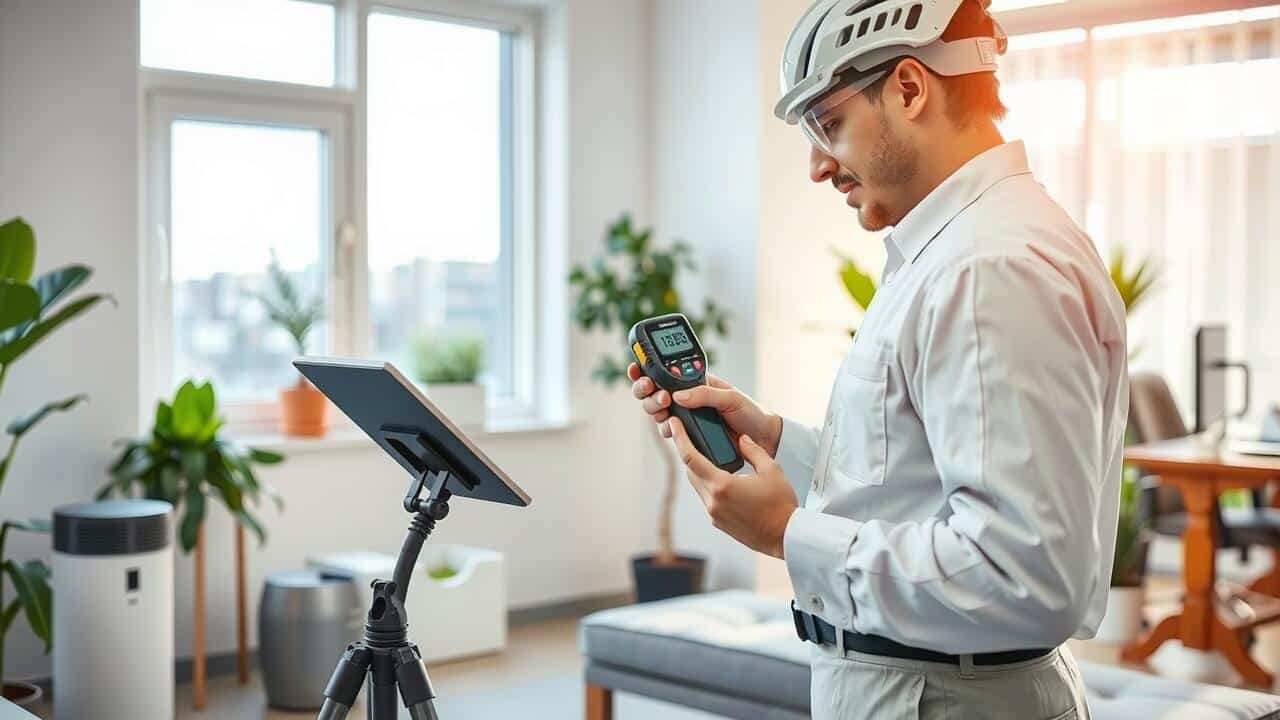 How do you get the air quality checked in your house?