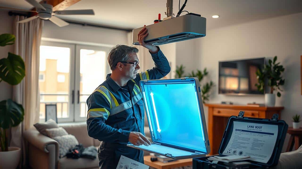 UV Light Installation