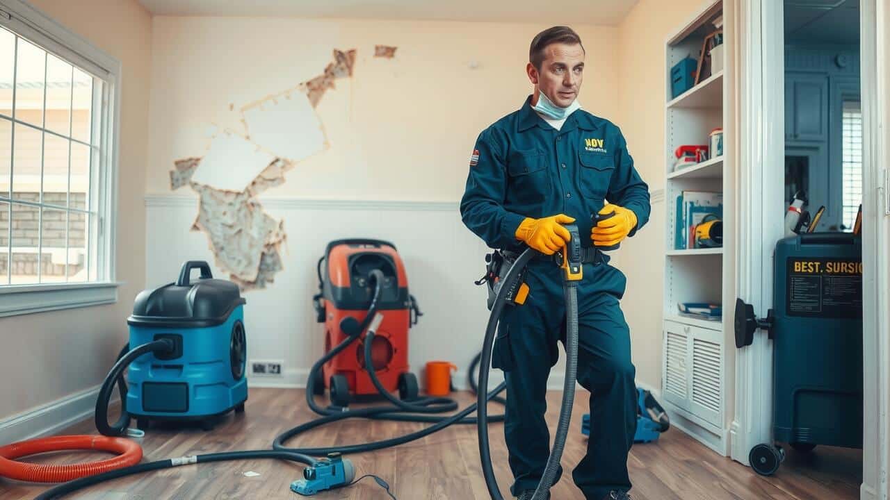Water damage restoration service Bellaire, Texas