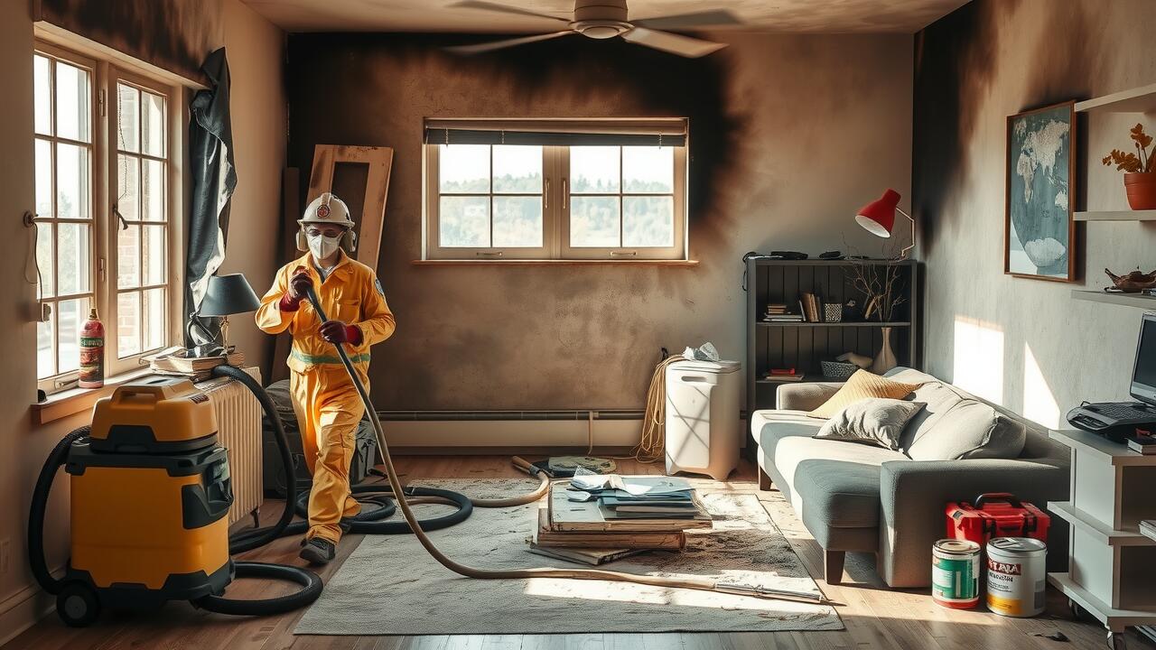 What does fire damage restoration include?